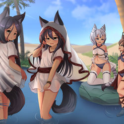 This is a pixiv picture whose title is Oasis.