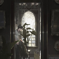 This is a pixiv picture whose title is 浮光漾影.
