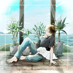 This is a pixiv picture whose title is うたた寝.