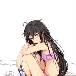 This is a pixiv picture whose title is 初霜さんはいつも期待に応えてくれる.