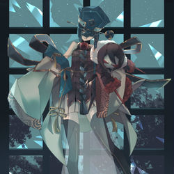This is a pixiv picture whose title is 【FGO】徐福ちゃん全身絵.