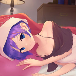 This is a pixiv picture whose title is 添い寝どれみー.