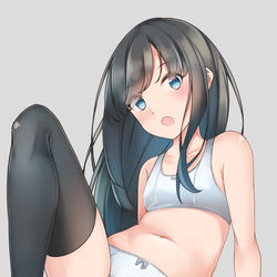 This is a pixiv picture whose title is 朝潮.