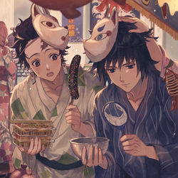 This is a pixiv picture whose title is きめつ.