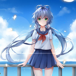 This is a pixiv picture whose title is 夏日.