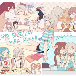 This is a pixiv picture whose title is モカちゃん誕生日おめでとう.