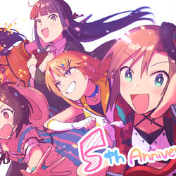 This is a pixiv picture whose title is デレステ5周年.