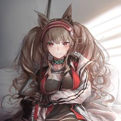 This is a pixiv picture whose title is Angelina.