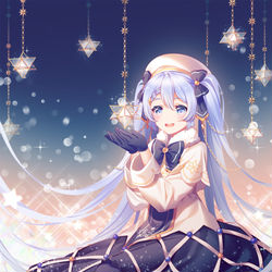 This is a pixiv picture whose title is ❄️💫.