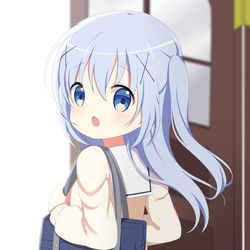 This is a pixiv picture whose title is 『いってきます』.