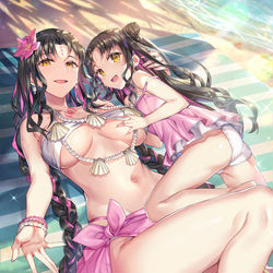 This is a pixiv picture whose title is キアラとリリィ.