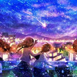 This is a pixiv picture whose title is 火点し頃.