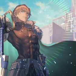 This is a pixiv picture whose title is ガウェイン.