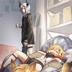This is a pixiv picture whose title is 休憩してるだけ（+おまけと小ネタ詰め）.
