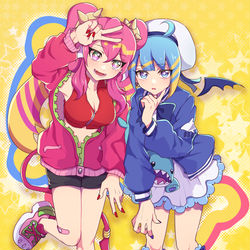 This is a pixiv picture whose title is Live☆Twin.