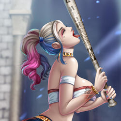 This is a pixiv picture whose title is Harley Quinn.