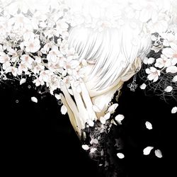 This is a pixiv picture whose title is 狂い咲き.