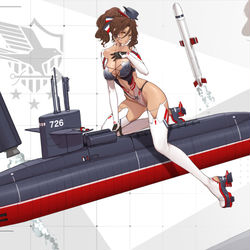 This is a pixiv picture whose title is USS Ohio.