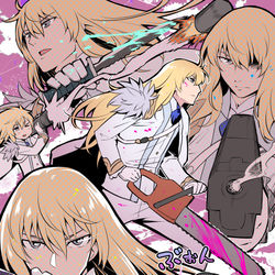 This is a pixiv picture whose title is VRゾンビゲーで遊ぶキリシュタリア.