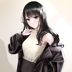 This is a pixiv picture whose title is 広告板の風野さん.