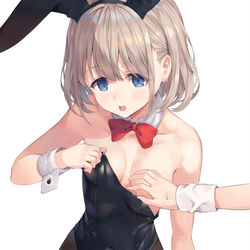 This is a pixiv picture whose title is プロデューサーさん これサイズが合わないっす。.