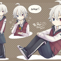 This is a pixiv picture whose title is 【skeb】RUEくん！.