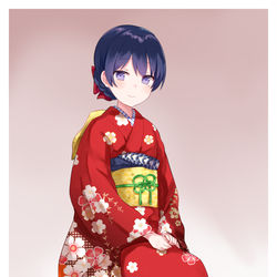 This is a pixiv picture whose title is 唯月誕生日＋おまけ.