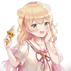 This is a pixiv picture whose title is 一口食べるある？.