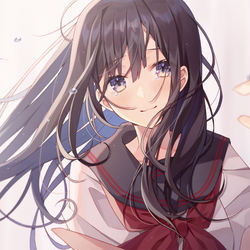 This is a pixiv picture whose title is 「━━━━。」.