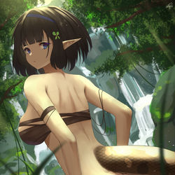 This is a pixiv picture whose title is Eunectes.