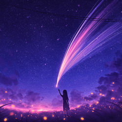 This is a pixiv picture whose title is Colored star.
