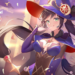 This is a pixiv picture whose title is 莫娜.