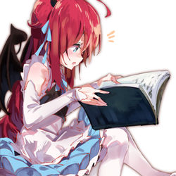 This is a pixiv picture whose title is 読書家.
