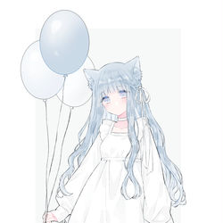 This is a pixiv picture whose title is 💙.