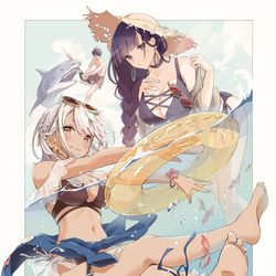 This is a pixiv picture whose title is 後崩壊と夏.