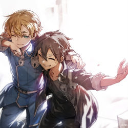 This is a pixiv picture whose title is 友.