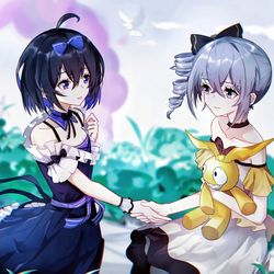 This is a pixiv picture whose title is 餐后好时光（？）.