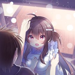 This is a pixiv picture whose title is おかえりお兄ちゃん！.