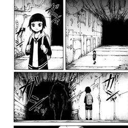 This is a pixiv picture whose title is がしゃどくろと幼女.