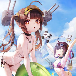 This is a pixiv picture whose title is 遊ぼう.