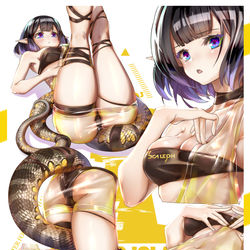 This is a pixiv picture whose title is 森蚺的实验调查报告.