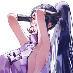 This is a pixiv picture whose title is 源頼光.