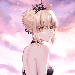This is a pixiv picture whose title is 水着オルタ.