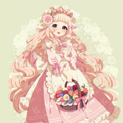 This is a pixiv picture whose title is 🌸.