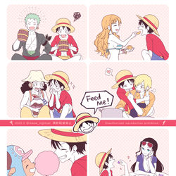 This is a pixiv picture whose title is 【OP】log②.