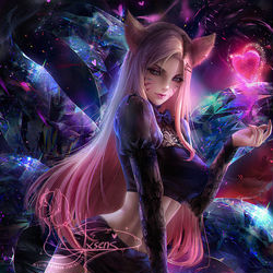 This is a pixiv picture whose title is KDA Baddest Ahri.