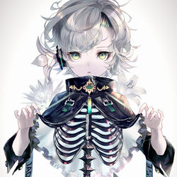 This is a pixiv picture whose title is 翡翠.