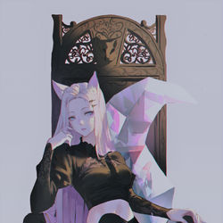 This is a pixiv picture whose title is KDA Ahri.