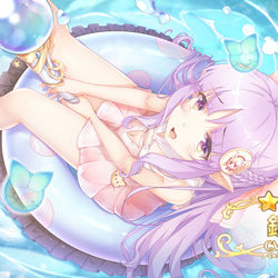 This is a pixiv picture whose title is 鏡華（夏日）3星角色登場！.