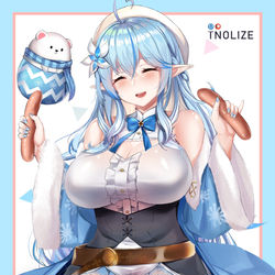 This is a pixiv picture whose title is Lamy Sausage Beating.